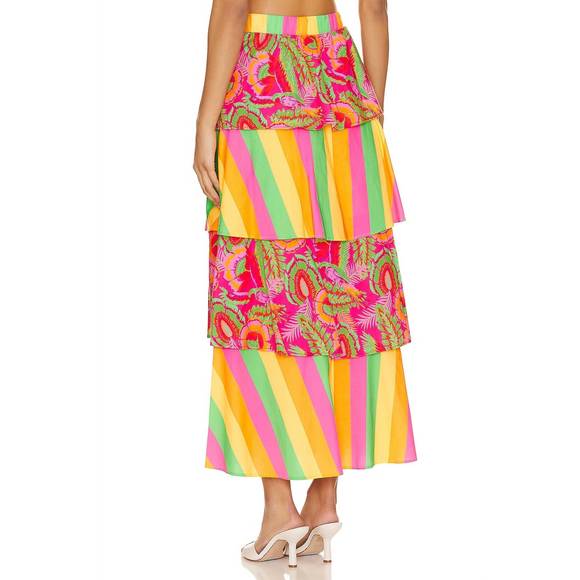 Show Me Your Mumu Sunlight Midi Skirt - L